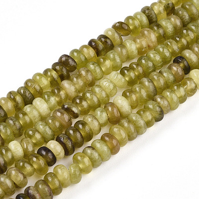 Natural Hetian Jade Beads Strands G-T140-80-1
