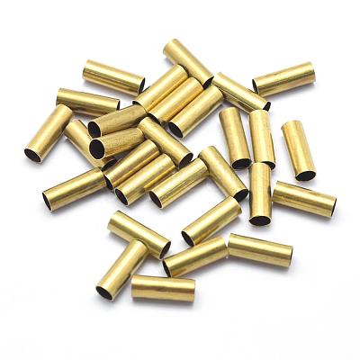 Brass Tube Beads KK-A143-30C-RS-1