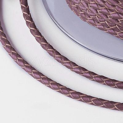 Braided Cowhide Cord WL-I004-4mm-15-1