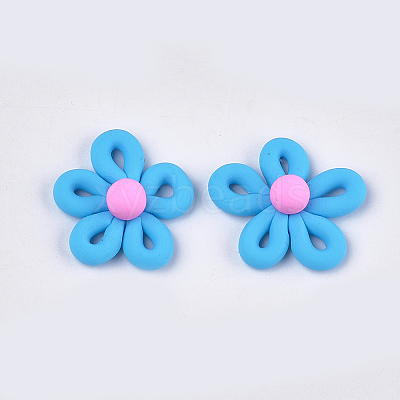 Handmade Polymer Clay Cabochons CLAY-S091-33C-1