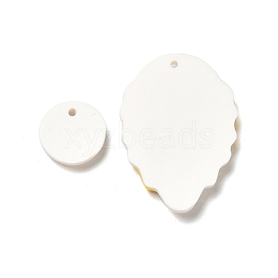 Handmade Polymer Clay Pendants Sets CLAY-B003-07-1