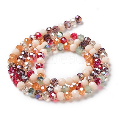 Glass Beads Strands X-EGLA-A034-M4mm-05-1