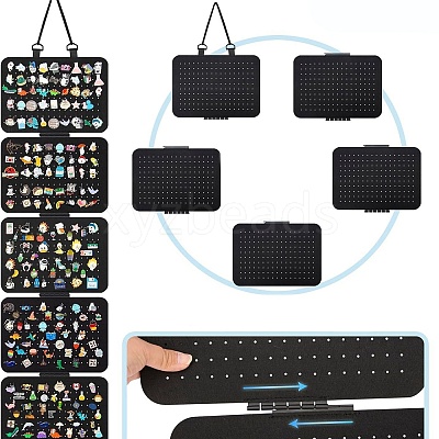 Felt Hanging Enamel Lapel Pin Display Panels Organizer PW-WG34B60-01-1