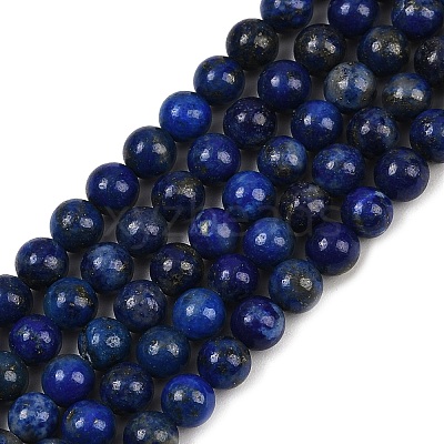 Natural Lapis Lazuli Beads Strands G-G423-5mm-AB-1