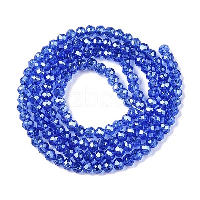 Electroplate Glass Beads Strands EGLA-A044-T2mm-A31-1