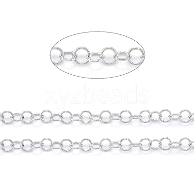 Tarnish Resistant 304 Stainless Steel Rolo Chains CHS-F011-08A-P-1