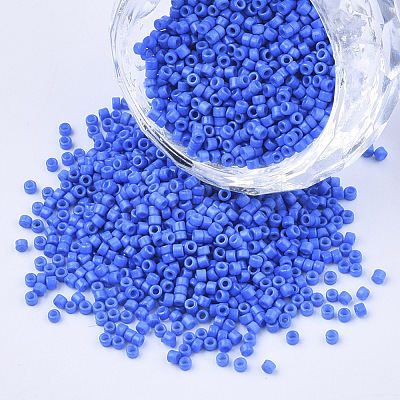 Baking Paint Cylinder Seed Beads SEED-Q036-02A-D01-1