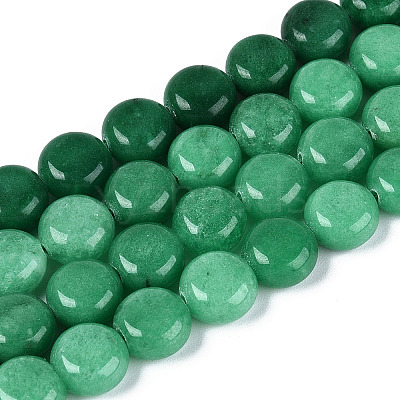 Dyed Natural White Jade Beads Strands G-T143-16G-1