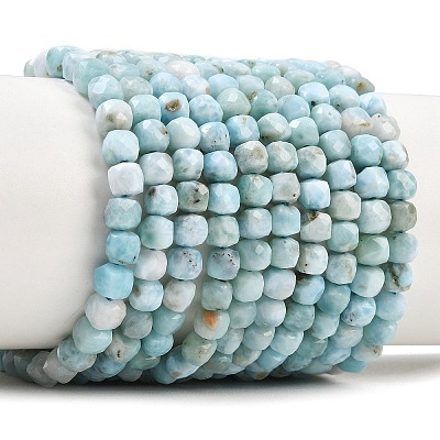 Natural Larimar Beads Strands G-F803-C01-01A-1