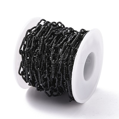 304 Stainless Steel Paperclip Chains CHS-A007-01B-1