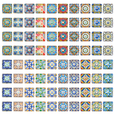 4 Bags Glass Cabochons GGLA-PH0001-75A-1