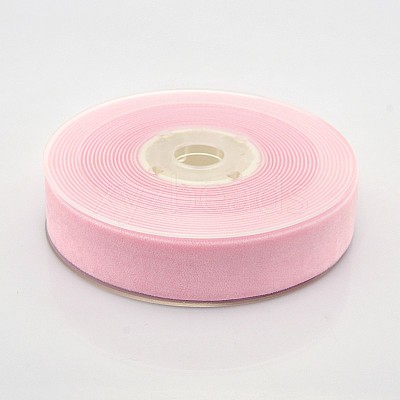 Polyester Velvet Ribbon for Gift Packing and Festival Decoration SRIB-M001-23mm-123-1