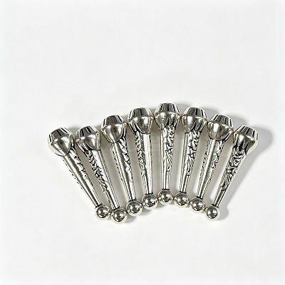 Alloy Cord Ends PALLOY-WH0085-90A-1