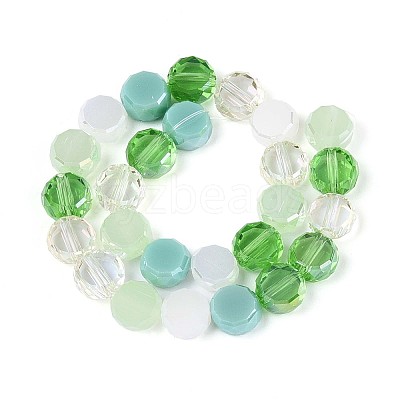 Electroplate Glass Beads Strands EGLA-N022-03A-A06-1