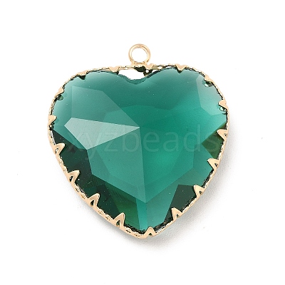 K9 Glass Pendants KK-E071-07KCG-01-1