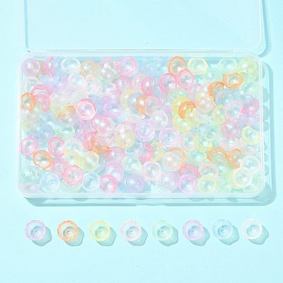 150Pcs Luminous Acrylic Bead Cone MACR-FS0002-29-1