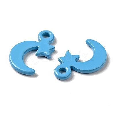 Spray Painted 201 Stainless Steel Charms STAS-G304-20A-1