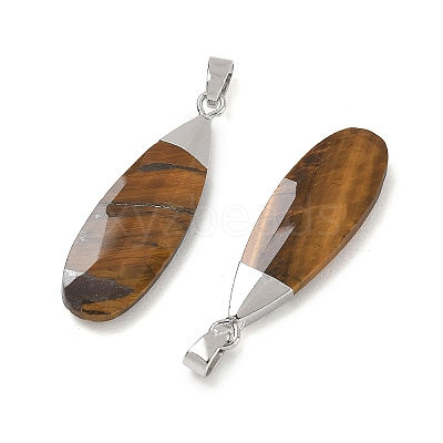 Natural Tiger Eye Pendants GG-CBA9F30-03P-02-1