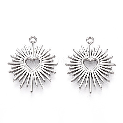 Non-Tarnish 304 Stainless Steel Pendants X-STAS-I671-01P-1