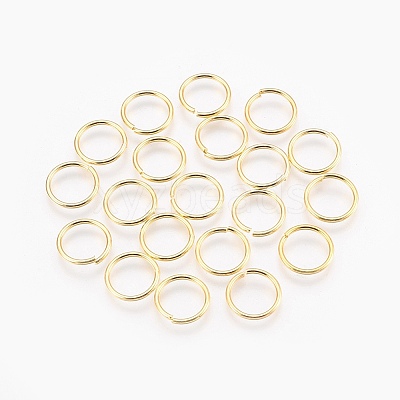 Brass Open Jump Rings X-KK-J0CPE-12mm-G-FF-1