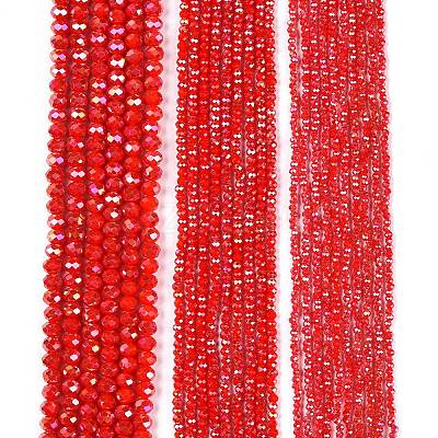 Electroplate Glass Beads Strands LS-EGLA-A044-P1mm-B22-1