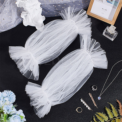 Polyester Detachable Puff Sleeves AJEW-WH0083-26-1