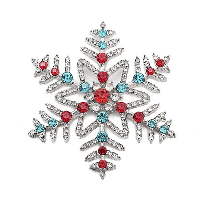 Christmas Alloy Rhinestone Cabochons FIND-U016-03P-01-1