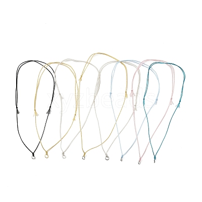Adjustable Polyester Cord Necklace Making AJEW-JB01379-1
