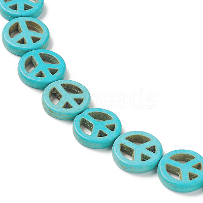 Synthetic Howlite Beads Strands G-A211-11-1