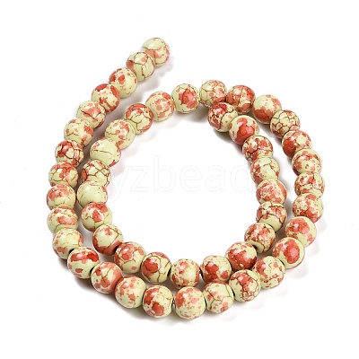 Synthetic Turquoise Beads Strands TURQ-F019-03B-1