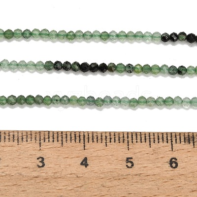 Gradient Color Natural Green Jade Beads Strands GG-CBA77FB-B03-2mm-1