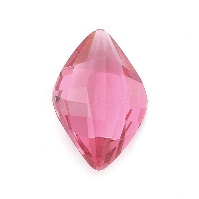 Pointed Back Glass Imitation Rhinestone Cabochons GLAA-B012-12A-1
