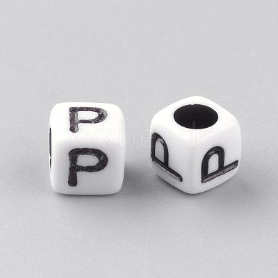Opaque Acrylic Beads SACR-Q188-02P-1