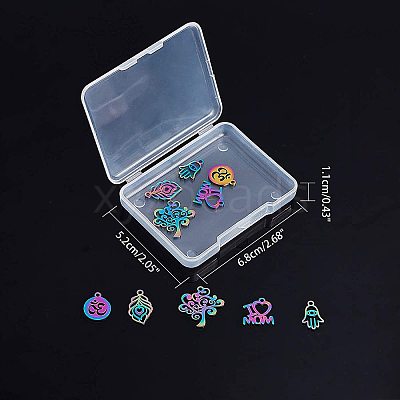 201 Stainless Steel Pendants STAS-AR0001-02-1