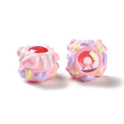Opaque Acrylic Beads X1-ACRC-H001-01D-1