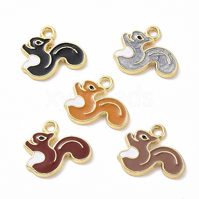 Alloy Enamel Pendants ENAM-B054-03G-1