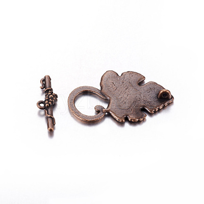 Alloy Toggle Clasps X-PALLOY-A20005-R-FF-1
