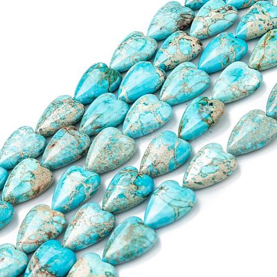 Natural Imperial Jasper Bead Strands G-C074-04F-1