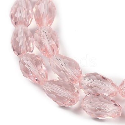 Transparent Glass Beads Strands EGLA-N013-T8mm-D18-1