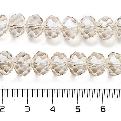 Handmade Imitate Austrian Crystal Faceted Rondelle Glass Beads X-G02YI0P3-1