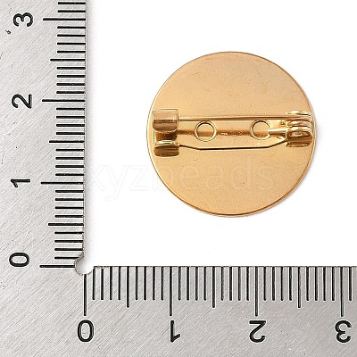 Brooch Cabochon Settings STAS-K254-05C-G-1