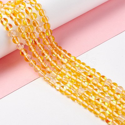Synthetic Moonstone Beads Strands G-E573-02A-12-1