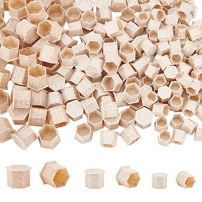 220Pcs 3 Style Degradable Wheat Straw Tattoo Ink Cups FIND-BC0004-17-1