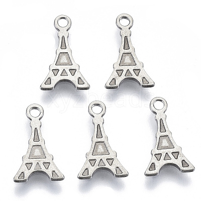 Non-Tarnish 201 Stainless Steel Charms STAS-R116-068-1