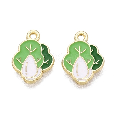 Alloy Enamel Pendants ENAM-Q003-15G-1