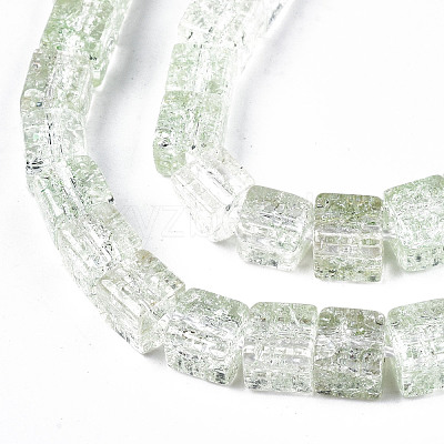 Crackle Glass Beads GLAA-S192-005D-1