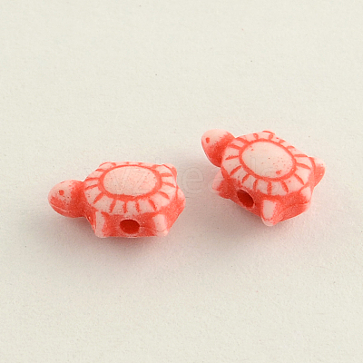Craft Style Colorful Acrylic Beads X-MACR-Q157-M25-1