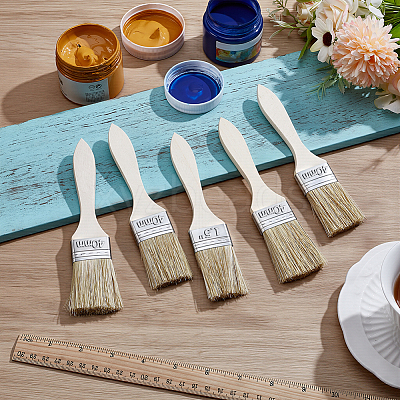 150Pcs Paint Wood Brushes AJEW-WA0003-45-1