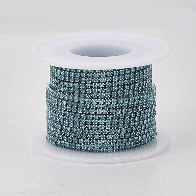 Electrophoresis Iron Rhinestone Strass Chains CHC-Q009-SS6.5-B05-1