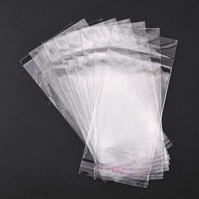 Rectangle Clear Cellophane Bags X-OPC-R010-14x6cm-1